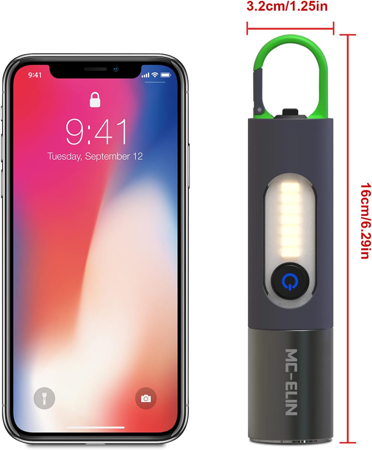 Pakraunamas žibintuvėlis