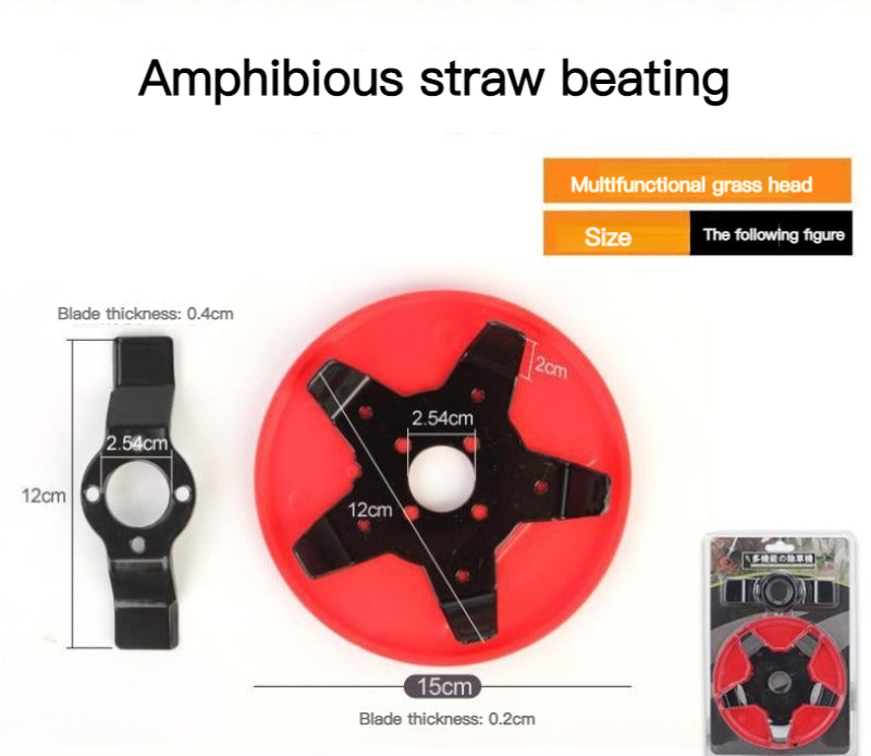 Trimerio pjovimo antgalis apsaugantis augalus