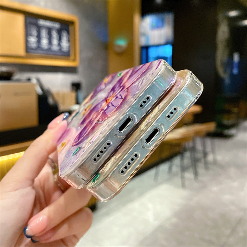 3D gėlėtas telefono dėkliukas