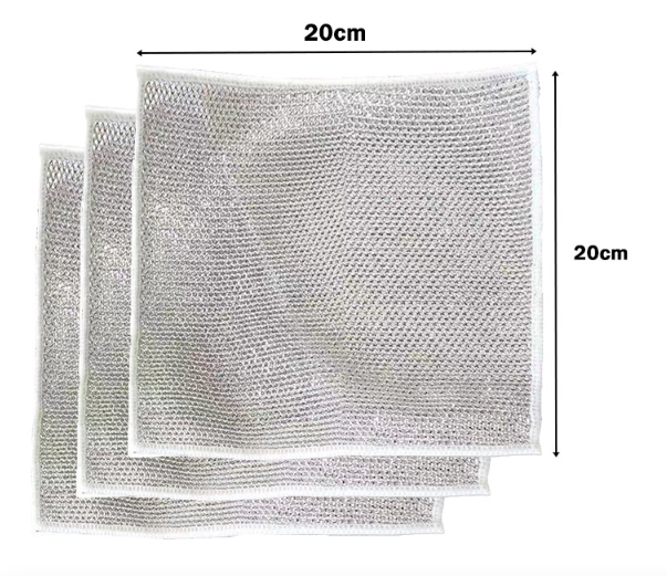 Virtuvės ir indų valymo servetėlės (metalo pluošto, net 20 vnt!!)