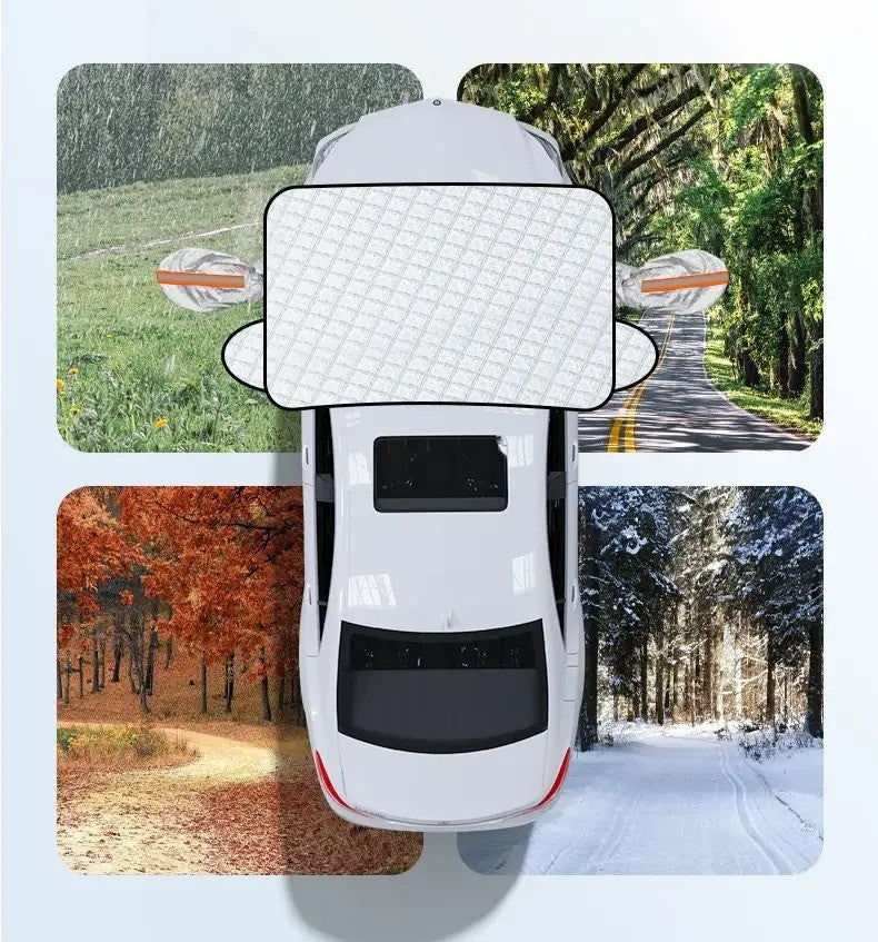 Automobilio stiklo apsauga nuo sniego