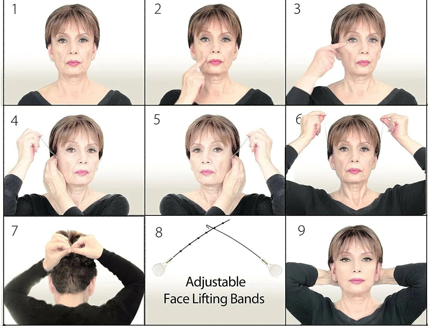 Formuojantys veido lipdukai, net 20vnt.!