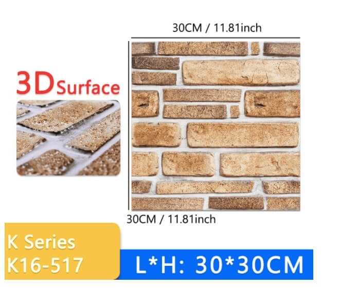 3D plytelės - lengvai priklijuojamos