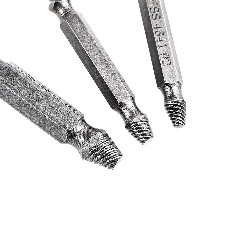 Pažeistų varžtų atsukimo galvutės grąžtui