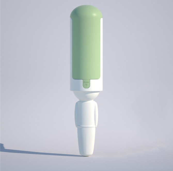 plaukų surinkėjas žalias