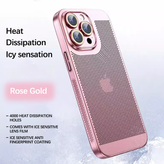 Metalo imitacijos Iphone dėklas