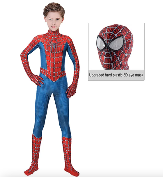 žmogaus voro kostiumas vaikui